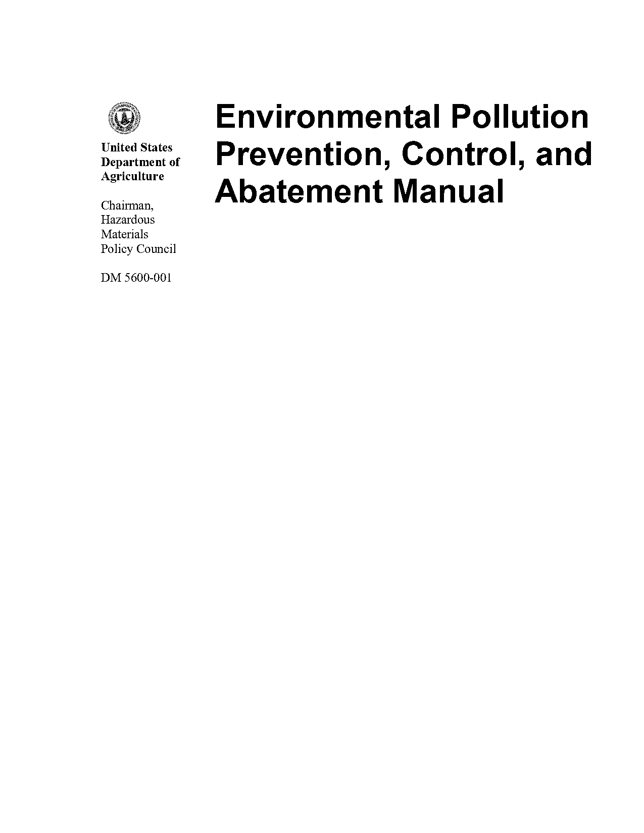 environmental pollution control and management pdf